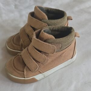GAP Kids Tan High-Top Sneakers